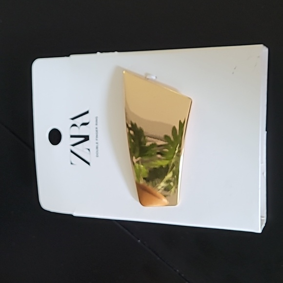 ZARA Double Plaque Ring - Picture 6 of 12